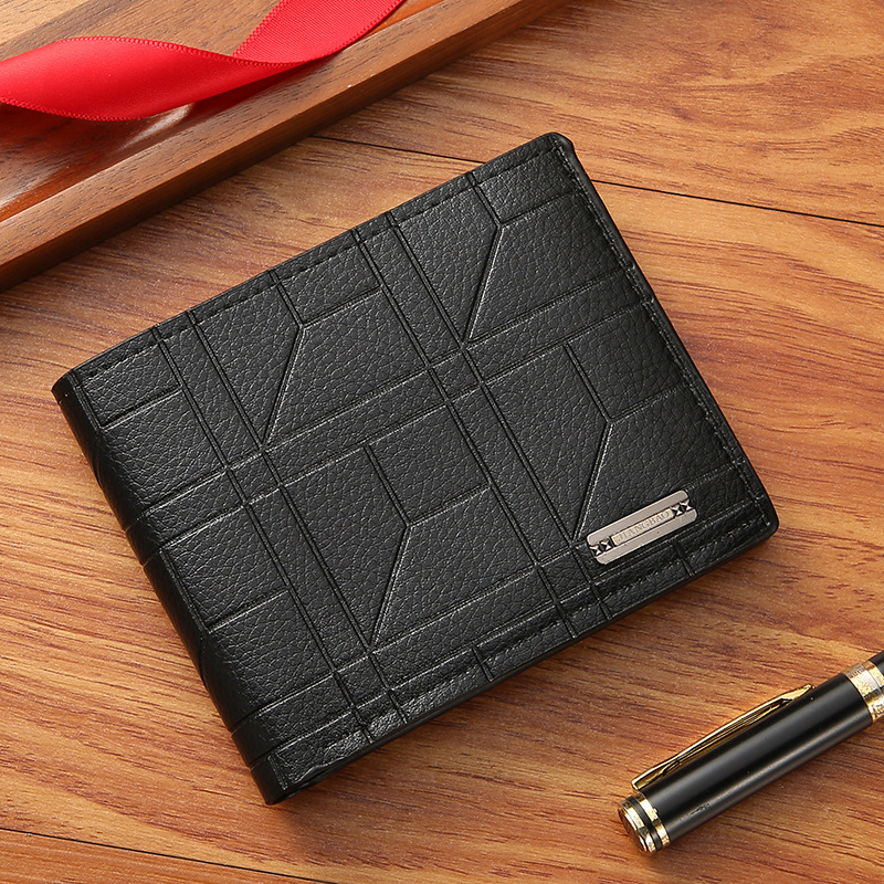Men's Genuine Leather Rfid Blocking Passcase Security Wallet