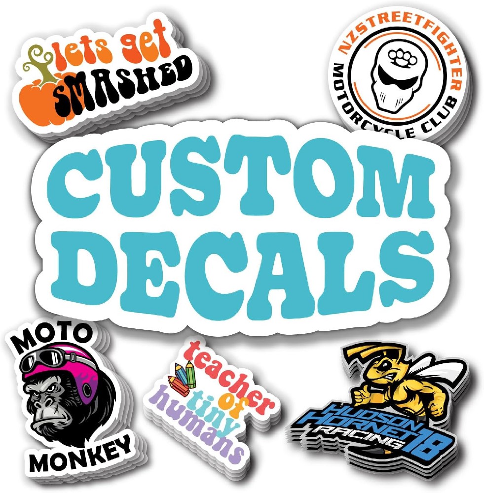 Custom Design Your Own Vinyl Decals Stickers Labels. Upload Your Photo, Text, Logo, or Image. UV Fade Resistant, Dishwasher Safe, Vinyl Has Air Release Adhesive for Bubble Free Installation.
