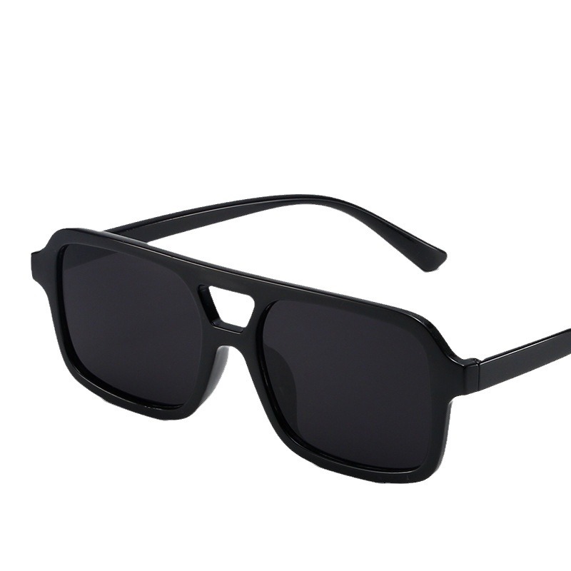 Retro Aviator Sunglasses for Women Men,Trendy Rectangle Womens Mens Shades Sun Glasses