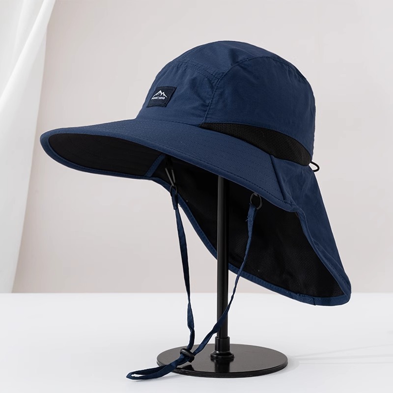 OZ046  Sun Hat for Men Women with Neck Flap UV Protective Hiking