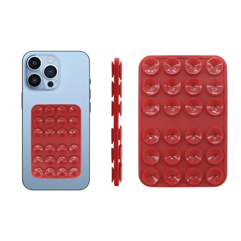 OZ147  Silicone Suction Phone Case Adhesive Mount Grip Holder