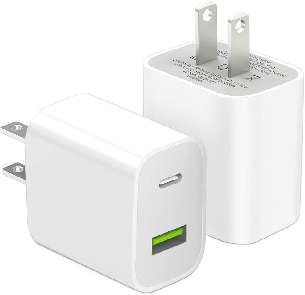 OZ388 USB C Charger Block Dual Port Type C Wall Fast Charging