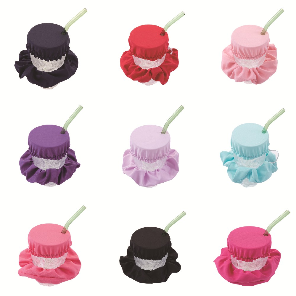 OZ122 Drink Cover Scrunchie The Reusable Spiking Prevention Seen