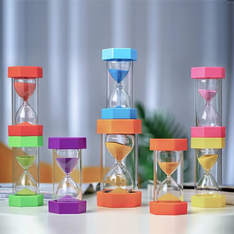 OZ383 SANDTIMER Colorful Hourglass Sand Acrylic Kitchen Timers