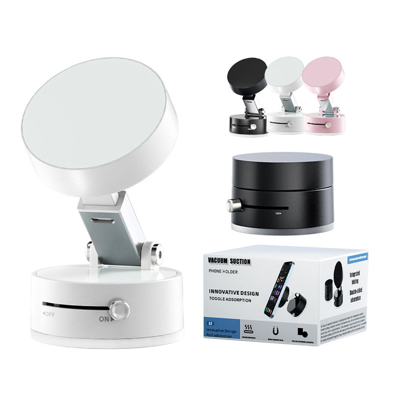 OZ145 Foldable Magnetic Vacuum Phone Holder Electric Car Mount